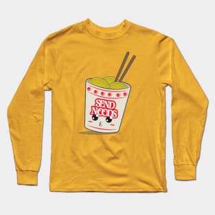 Send Noods - Kawaii Noodles Long Sleeve T-Shirt